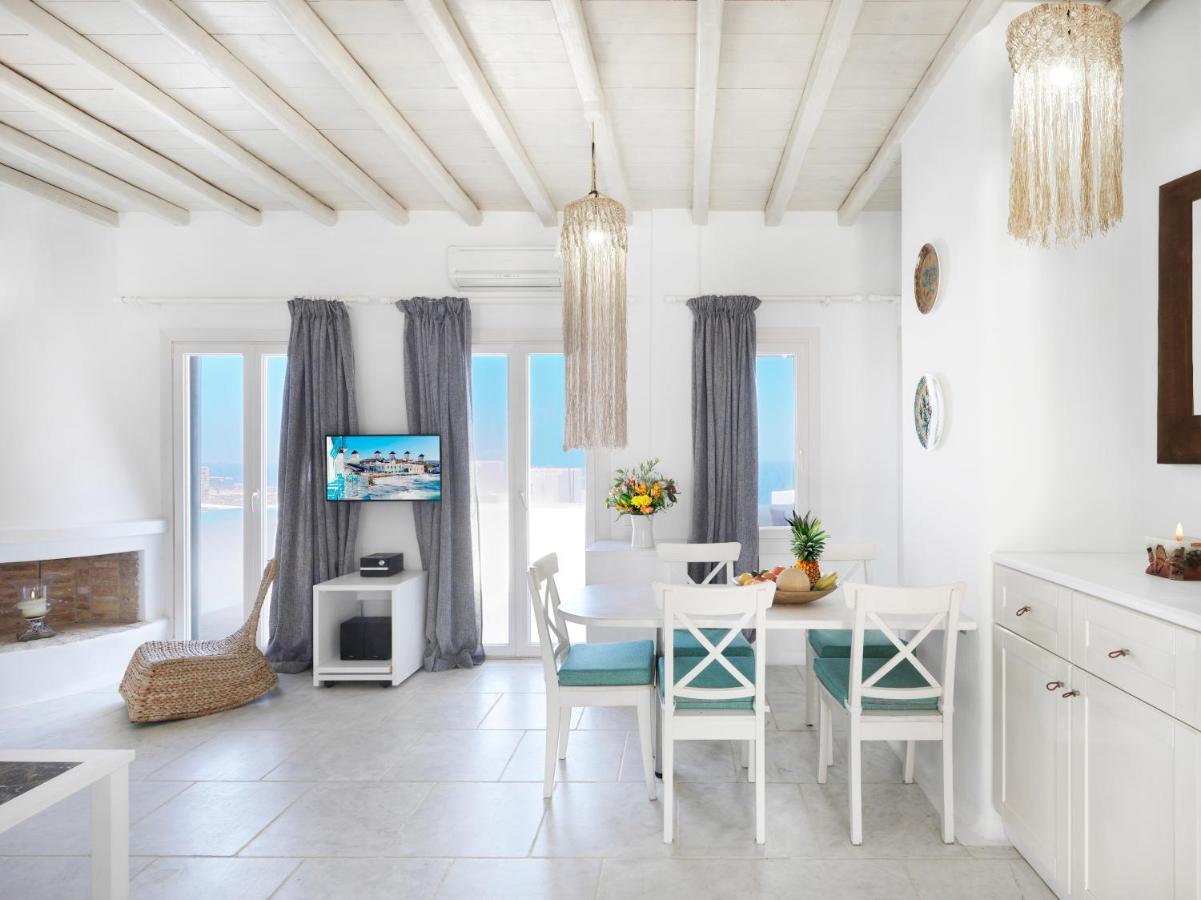 Sunset Villas In Mykonos By White Hills Mykonos Town Exteriör bild