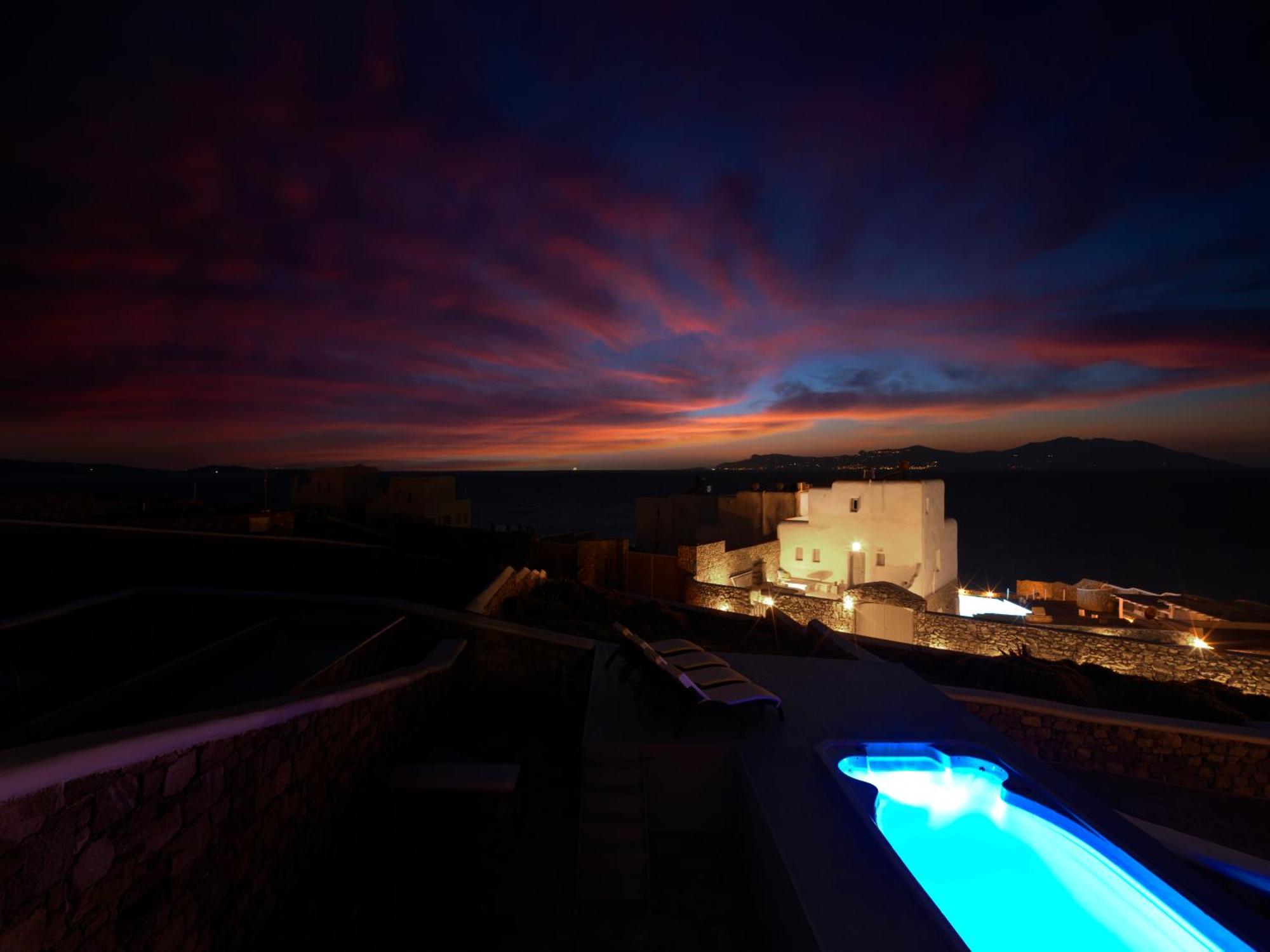 Sunset Villas In Mykonos By White Hills Mykonos Town Exteriör bild