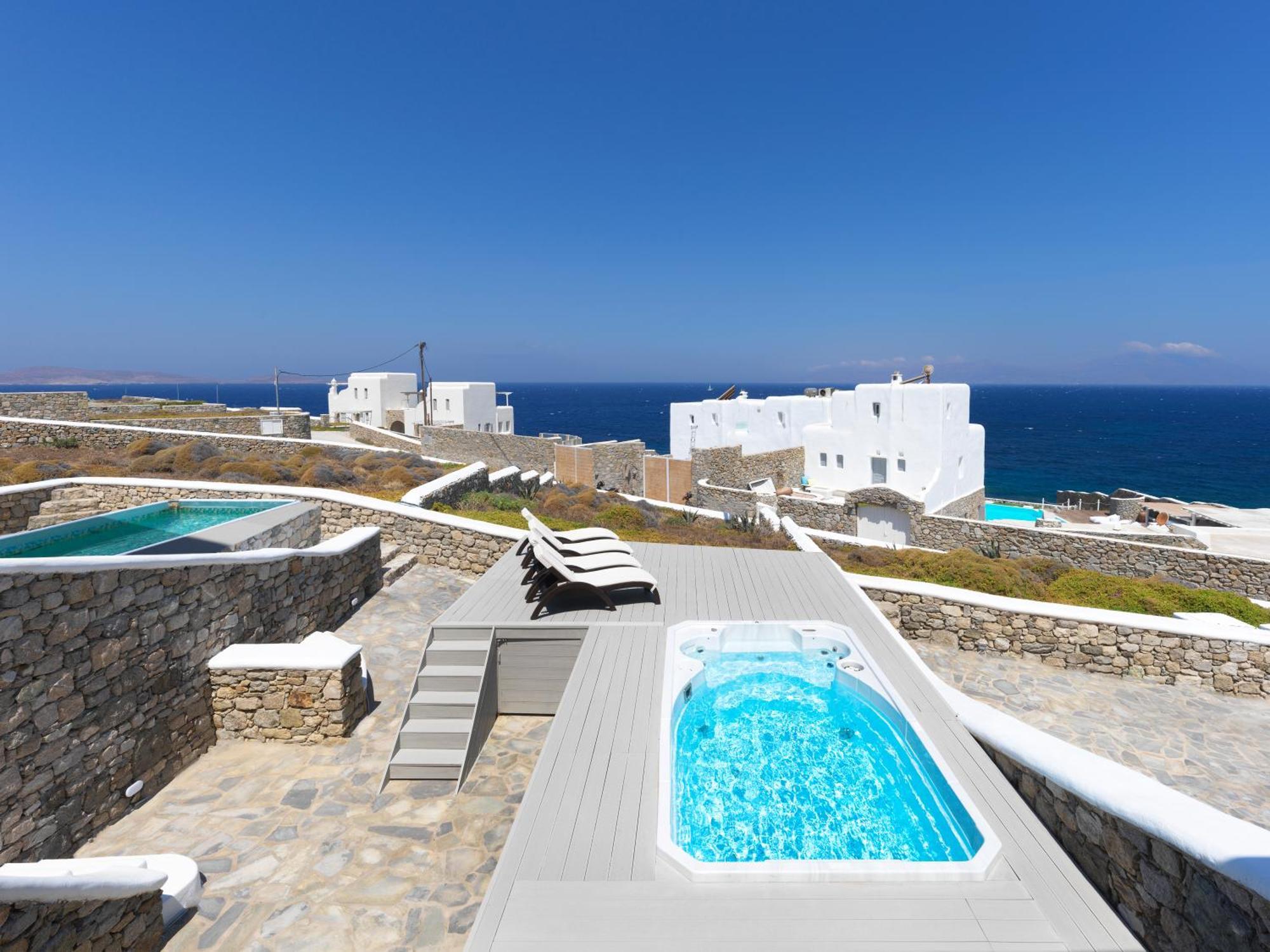 Sunset Villas In Mykonos By White Hills Mykonos Town Exteriör bild
